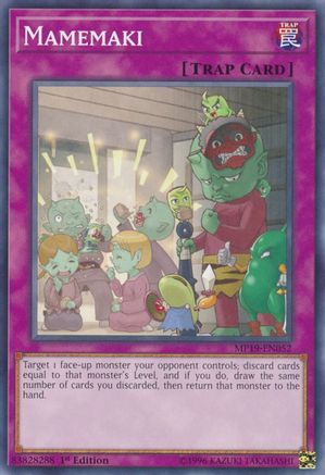 Mamemaki (MP19-EN052) - 2019 Gold Sarcophagus Tin Mega Pack 1st Edition - Premium Yugioh Single from Konami - Just $0.25! Shop now at Game Crave Tournament Store