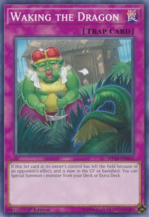 Waking the Dragon (MP19-EN053) - 2019 Gold Sarcophagus Tin Mega Pack Unlimited - Premium Yugioh Single from Konami - Just $0.33! Shop now at Game Crave Tournament Store