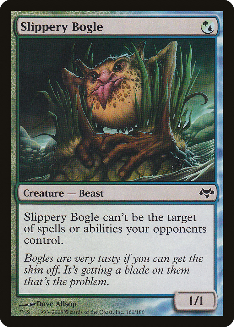 Slippery Bogle (EVE-160) - Eventide Foil - Premium MTG Single from Wizards of the Coast - Just $2.56! Shop now at Game Crave Tournament Store