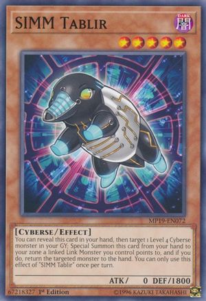 SIMM Tablir (MP19-EN072) - 2019 Gold Sarcophagus Tin Mega Pack 1st Edition - Premium Yugioh Single from Konami - Just $0.25! Shop now at Game Crave Tournament Store