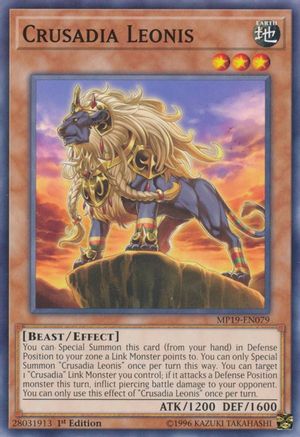 Crusadia Leonis (MP19-EN079) - 2019 Gold Sarcophagus Tin Mega Pack Unlimited - Premium Yugioh Single from Konami - Just $0.08! Shop now at Game Crave Tournament Store