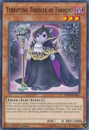 Terrifying Toddler of Torment (MP19-EN091) - 2019 Gold Sarcophagus Tin Mega Pack 1st Edition - Premium Yugioh Single from Konami - Just $0.25! Shop now at Game Crave Tournament Store