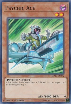 Psychic Ace (MP19-EN092) - 2019 Gold Sarcophagus Tin Mega Pack Unlimited - Premium Yugioh Single from Konami - Just $0.25! Shop now at Game Crave Tournament Store
