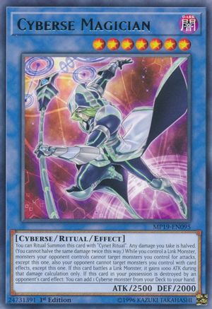 Cyberse Magician (MP19-EN095) - 2019 Gold Sarcophagus Tin Mega Pack Unlimited - Premium Yugioh Single from Konami - Just $0.25! Shop now at Game Crave Tournament Store