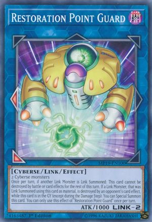 Restoration Point Guard (MP19-EN100) - 2019 Gold Sarcophagus Tin Mega Pack 1st Edition - Premium Yugioh Single from Konami - Just $0.25! Shop now at Game Crave Tournament Store