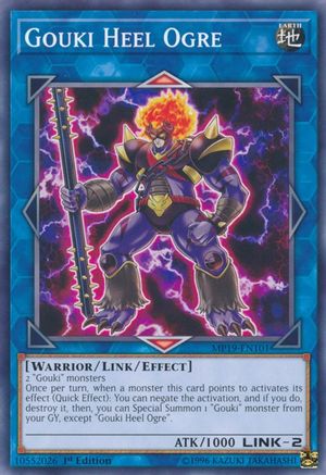 Gouki Heel Ogre (MP19-EN101) - 2019 Gold Sarcophagus Tin Mega Pack 1st Edition - Premium Yugioh Single from Konami - Just $0.25! Shop now at Game Crave Tournament Store