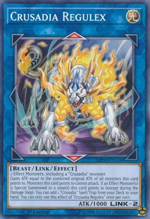 Crusadia Regulex (MP19-EN106) - 2019 Gold Sarcophagus Tin Mega Pack Unlimited - Premium Yugioh Single from Konami - Just $0.23! Shop now at Game Crave Tournament Store