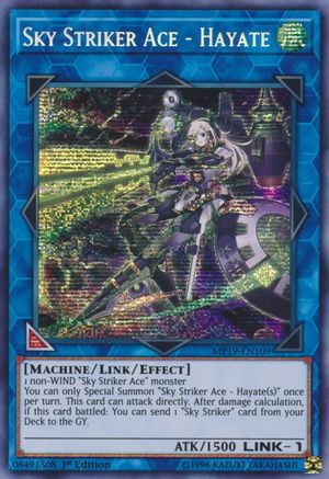 Sky Striker Ace - Hayate (MP19-EN109) - 2019 Gold Sarcophagus Tin Mega Pack Unlimited - Premium Yugioh Single from Konami - Just $0.61! Shop now at Game Crave Tournament Store