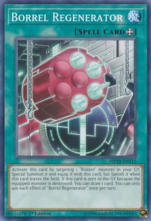 Borrel Regenerator (MP19-EN115) - 2019 Gold Sarcophagus Tin Mega Pack Unlimited - Premium Yugioh Single from Konami - Just $0.25! Shop now at Game Crave Tournament Store