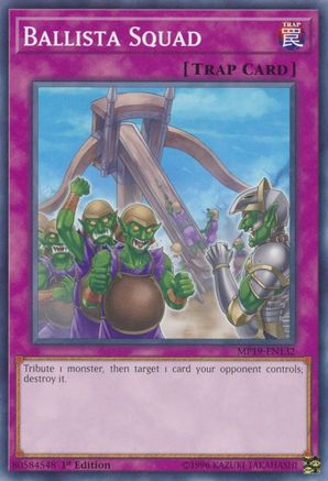 Ballista Squad (MP19-EN132) - 2019 Gold Sarcophagus Tin Mega Pack 1st Edition - Premium Yugioh Single from Konami - Just $0.08! Shop now at Game Crave Tournament Store