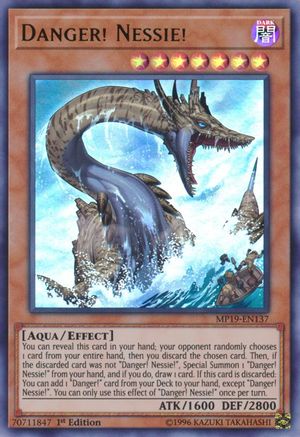 Danger! Nessie! (MP19-EN137) - 2019 Gold Sarcophagus Tin Mega Pack 1st Edition - Premium Yugioh Single from Konami - Just $0.79! Shop now at Game Crave Tournament Store