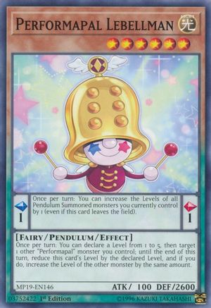 Performapal Lebellman (MP19-EN146) - 2019 Gold Sarcophagus Tin Mega Pack Unlimited - Premium Yugioh Single from Konami - Just $0.25! Shop now at Game Crave Tournament Store
