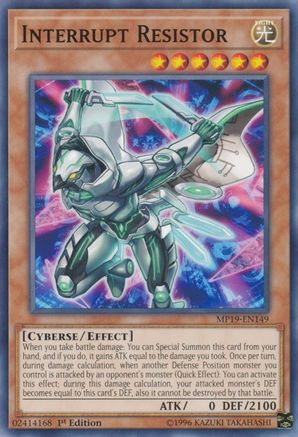 Interrupt Resistor (MP19-EN149) - 2019 Gold Sarcophagus Tin Mega Pack Unlimited - Premium Yugioh Single from Konami - Just $0.25! Shop now at Game Crave Tournament Store