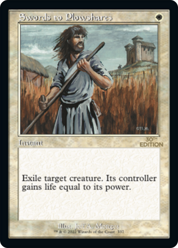 Swords to Plowshares (30A-337) - 30th Anniversary Edition - Premium MTG Single from Wizards of the Coast - Just $0! Shop now at Game Crave Tournament Store