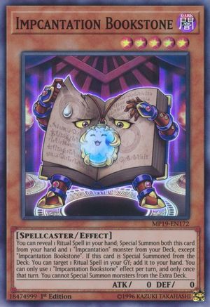 Impcantation Bookstone (MP19-EN172) - 2019 Gold Sarcophagus Tin Mega Pack Unlimited - Premium Yugioh Single from Konami - Just $0.25! Shop now at Game Crave Tournament Store