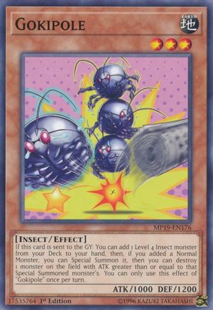 Gokipole (MP19-EN176) - 2019 Gold Sarcophagus Tin Mega Pack Unlimited - Premium Yugioh Single from Konami - Just $0.25! Shop now at Game Crave Tournament Store