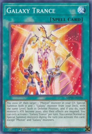 Galaxy Trance (MP19-EN198) - 2019 Gold Sarcophagus Tin Mega Pack Unlimited - Premium Yugioh Single from Konami - Just $0.66! Shop now at Game Crave Tournament Store
