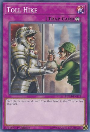 Toll Hike (MP19-EN212) - 2019 Gold Sarcophagus Tin Mega Pack 1st Edition - Premium Yugioh Single from Konami - Just $0.25! Shop now at Game Crave Tournament Store