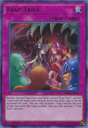 Trap Trick (MP19-EN213) - 2019 Gold Sarcophagus Tin Mega Pack 1st Edition - Premium Yugioh Single from Konami - Just $0.82! Shop now at Game Crave Tournament Store