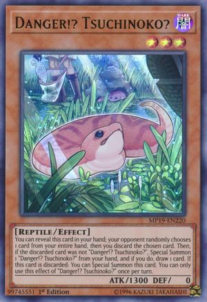 Danger!? Tsuchinoko? (MP19-EN220) - 2019 Gold Sarcophagus Tin Mega Pack Unlimited - Premium Yugioh Single from Konami - Just $1.53! Shop now at Game Crave Tournament Store