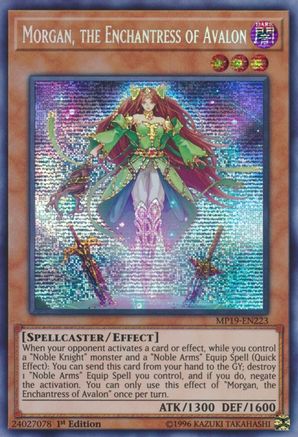 Morgan, the Enchantress of Avalon (MP19-EN223) - 2019 Gold Sarcophagus Tin Mega Pack Unlimited - Premium Yugioh Single from Konami - Just $0.28! Shop now at Game Crave Tournament Store