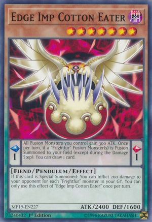 Edge Imp Cotton Eater (MP19-EN227) - 2019 Gold Sarcophagus Tin Mega Pack 1st Edition - Premium Yugioh Single from Konami - Just $0.25! Shop now at Game Crave Tournament Store