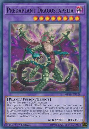 Predaplant Dragostapelia (MP19-EN228) - 2019 Gold Sarcophagus Tin Mega Pack 1st Edition - Premium Yugioh Single from Konami - Just $0.25! Shop now at Game Crave Tournament Store