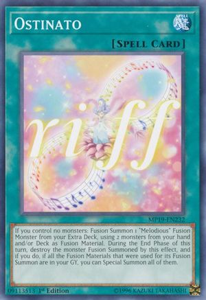 Ostinato (MP19-EN232) - 2019 Gold Sarcophagus Tin Mega Pack 1st Edition - Premium Yugioh Single from Konami - Just $0.77! Shop now at Game Crave Tournament Store