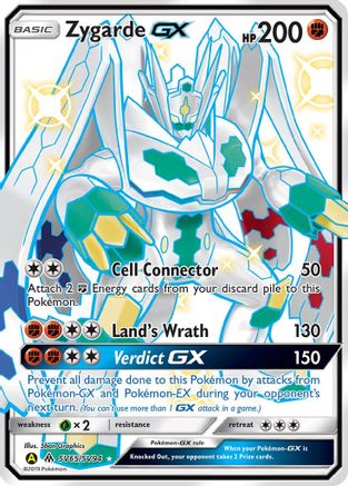 Zygarde-GX SV65/94 - Shiny Vault Holofoil - Premium Pokemon Single from Nintendo - Just $11.99! Shop now at Game Crave Tournament Store