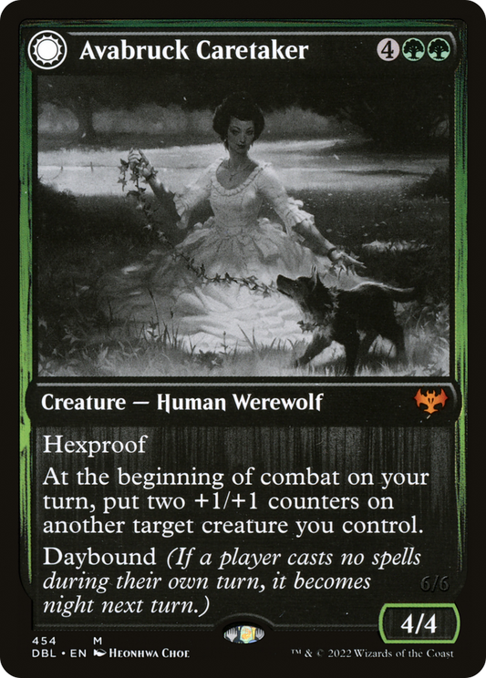 Avabruck Caretaker // Hollowhenge Huntmaster (DBL-454) - Innistrad: Double Feature: (Double Faced Transform) Foil - Premium MTG Single from Wizards of the Coast - Just $2.24! Shop now at Game Crave Tournament Store