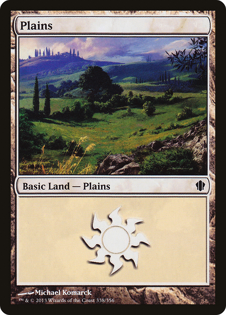 Plains (C13-338) - Commander 2013 - Premium MTG Single from Wizards of the Coast - Just $0.10! Shop now at Game Crave Tournament Store
