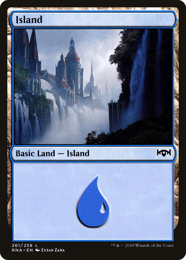 Island (RNA-261) - Ravnica Allegiance Foil - Premium MTG Single from Wizards of the Coast - Just $0.42! Shop now at Game Crave Tournament Store
