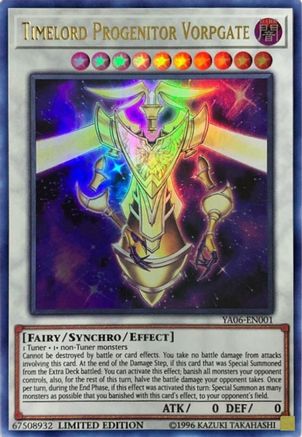 Timelord Progenitor Vorpgate (YA06-EN001) - Yu-Gi-Oh! ARC-V Promo Cards Limited - Premium Yugioh Single from Konami - Just $5.26! Shop now at Game Crave Tournament Store