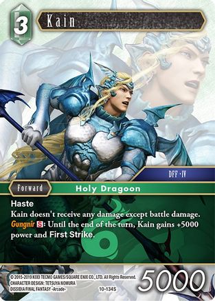 Kain (Starter) (OPUS X) Foil - Premium Final Fantasy Single from Opus X - Just $0.14! Shop now at Game Crave Tournament Store