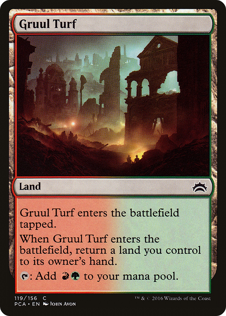 Gruul Turf (PCA-119) - Planechase Anthology - Premium MTG Single from Wizards of the Coast - Just $0.25! Shop now at Game Crave Tournament Store