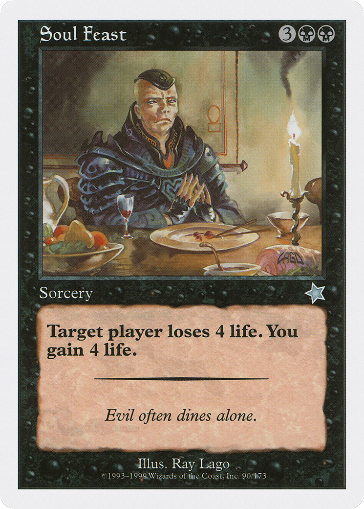 Soul Feast (S99-090) - Starter 1999 - Premium MTG Single from Wizards of the Coast - Just $0.08! Shop now at Game Crave Tournament Store