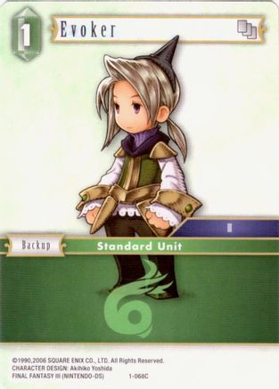 Evoker (Luneth) - 1-068C (DECK EXCLUSIVE CARDS) - Premium Final Fantasy Single from Deck Exclusive Cards - Just $0.47! Shop now at Game Crave Tournament Store