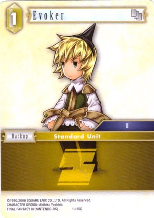 Evoker (Ingus) - 1-105C (DECK EXCLUSIVE CARDS) - Premium Final Fantasy Single from Deck Exclusive Cards - Just $0.25! Shop now at Game Crave Tournament Store
