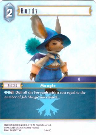 Hurdy - 2-043C (DECK EXCLUSIVE CARDS) - Premium Final Fantasy Single from Deck Exclusive Cards - Just $0.25! Shop now at Game Crave Tournament Store