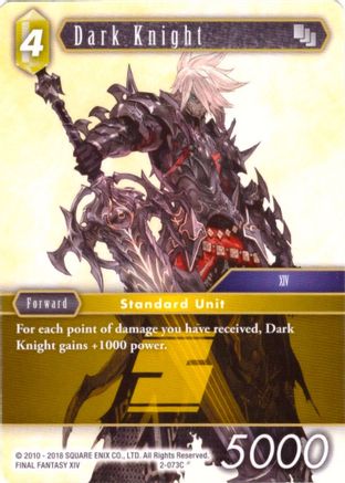 Dark Knight - 2-073C (DECK EXCLUSIVE CARDS) - Premium Final Fantasy Single from Deck Exclusive Cards - Just $0.30! Shop now at Game Crave Tournament Store