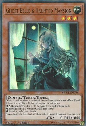 Ghost Belle & Haunted Mansion (DUDE-EN004) - Duel Devastator 1st Edition - Premium Yugioh Single from Konami - Just $0.60! Shop now at Game Crave Tournament Store