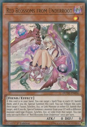 Red Blossoms from Underroot (DUDE-EN006) - Duel Devastator 1st Edition - Premium Yugioh Single from Konami - Just $0.35! Shop now at Game Crave Tournament Store