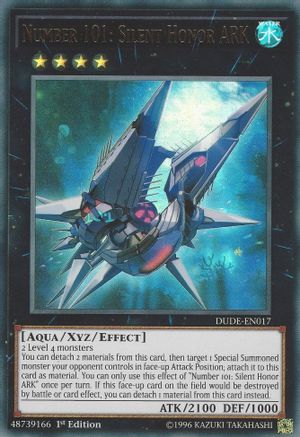 Number 101: Silent Honor ARK (DUDE-EN017) - Duel Devastator 1st Edition - Premium Yugioh Single from Konami - Just $0.30! Shop now at Game Crave Tournament Store