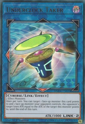Underclock Taker (DUDE-EN020) - Duel Devastator 1st Edition - Premium Yugioh Single from Konami - Just $0.25! Shop now at Game Crave Tournament Store