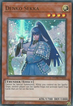 Denko Sekka (DUDE-EN030) - Duel Devastator 1st Edition - Premium Yugioh Single from Konami - Just $0.28! Shop now at Game Crave Tournament Store