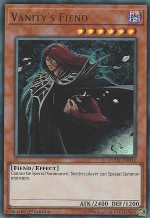 Vanity's Fiend (DUDE-EN034) - Duel Devastator 1st Edition - Premium Yugioh Single from Konami - Just $0.69! Shop now at Game Crave Tournament Store