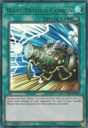 Wave-Motion Cannon (DUDE-EN039) - Duel Devastator 1st Edition - Premium Yugioh Single from Konami - Just $0.25! Shop now at Game Crave Tournament Store