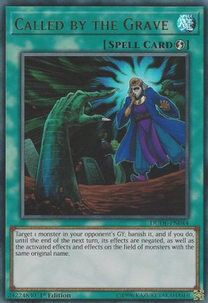 Called by the Grave (DUDE-EN044) - Duel Devastator 1st Edition - Premium Yugioh Single from Konami - Just $1.82! Shop now at Game Crave Tournament Store