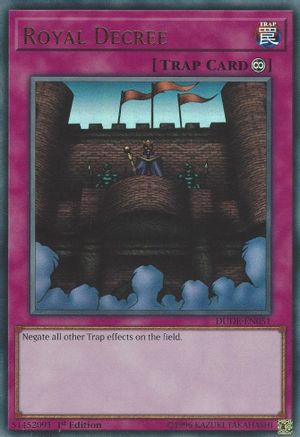 Royal Decree (DUDE-EN051) - Duel Devastator 1st Edition - Premium Yugioh Single from Konami - Just $0.42! Shop now at Game Crave Tournament Store