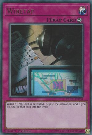 Wiretap (DUDE-EN054) - Duel Devastator 1st Edition - Premium Yugioh Single from Konami - Just $0.25! Shop now at Game Crave Tournament Store